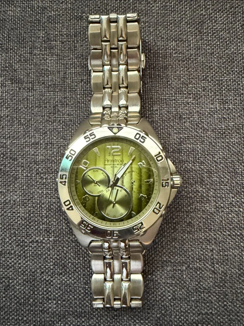 Armitron Green Multi-Function Watch